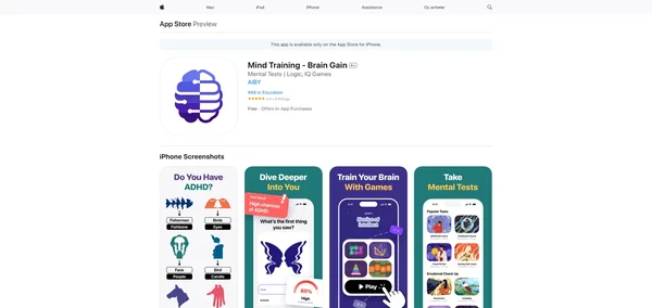 Mind Training - Brain Gain (iOS)