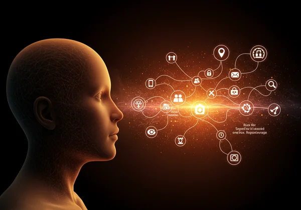 Person exploring their unique cognitive landscape, self-discovery